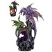 Statueta cu led Dragoni 33cm